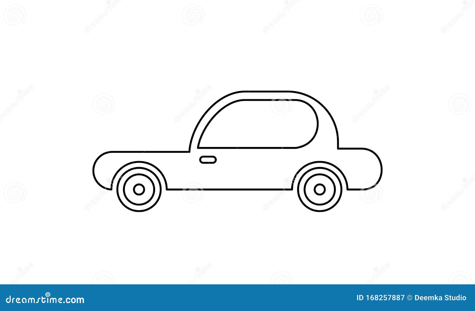 Car Coloring Book Transportation To Educate Kids Learn Colors Pages Stock Illustration Illustration Of Cruise Doodle 168257887