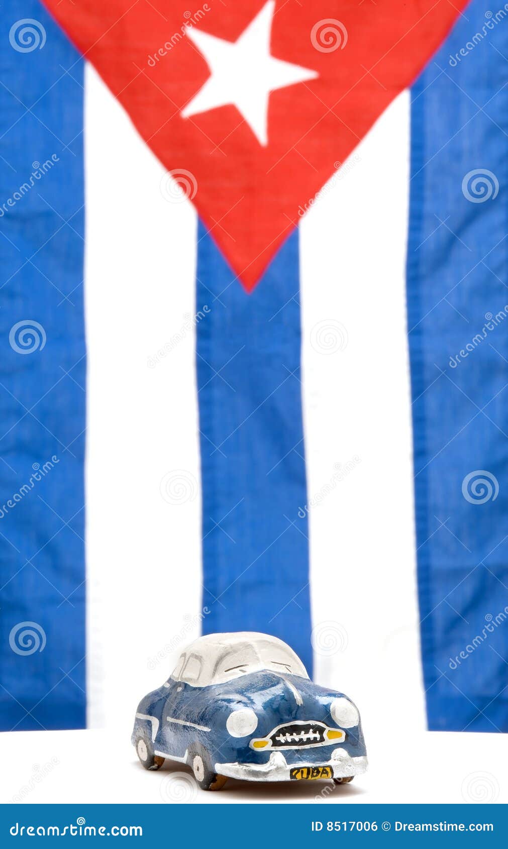 Car and Cuban Flag stock photo. Image of fidel, hispanic 8517006