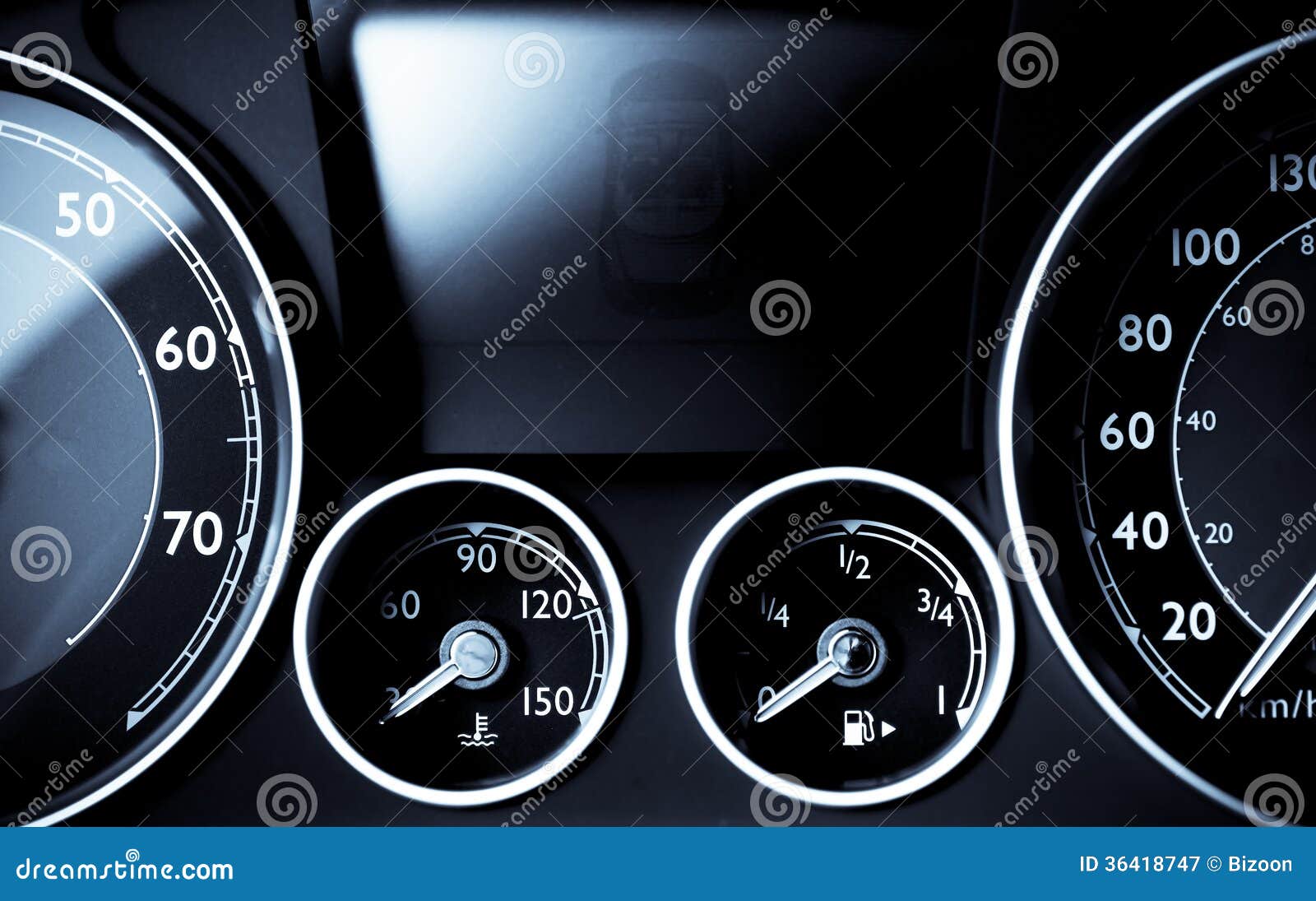 Car dashboard stock image. Image of equipment, display 36418747