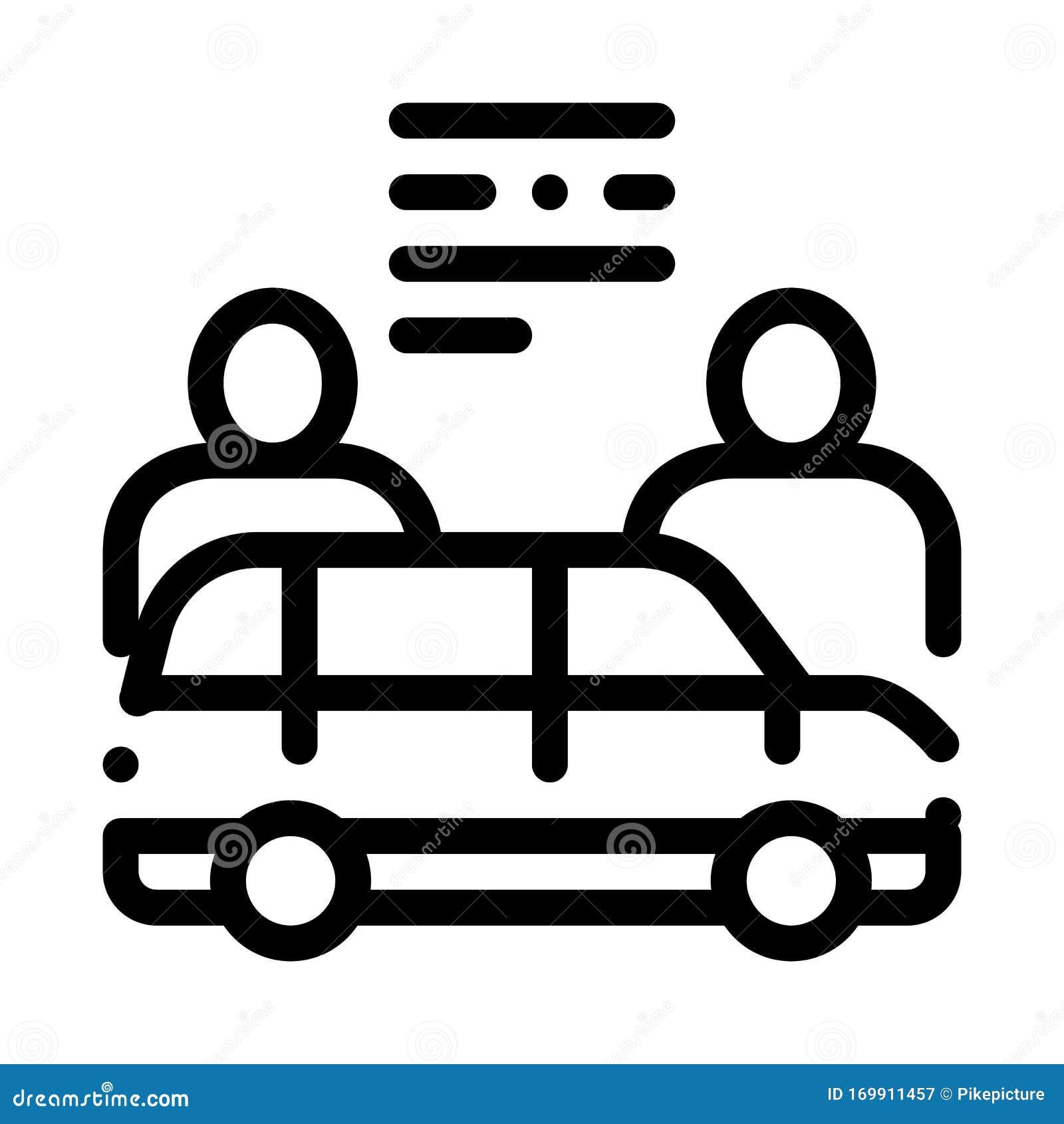 Car Dealer Buyer Icon Vector Outline Illustration Stock Vector ...