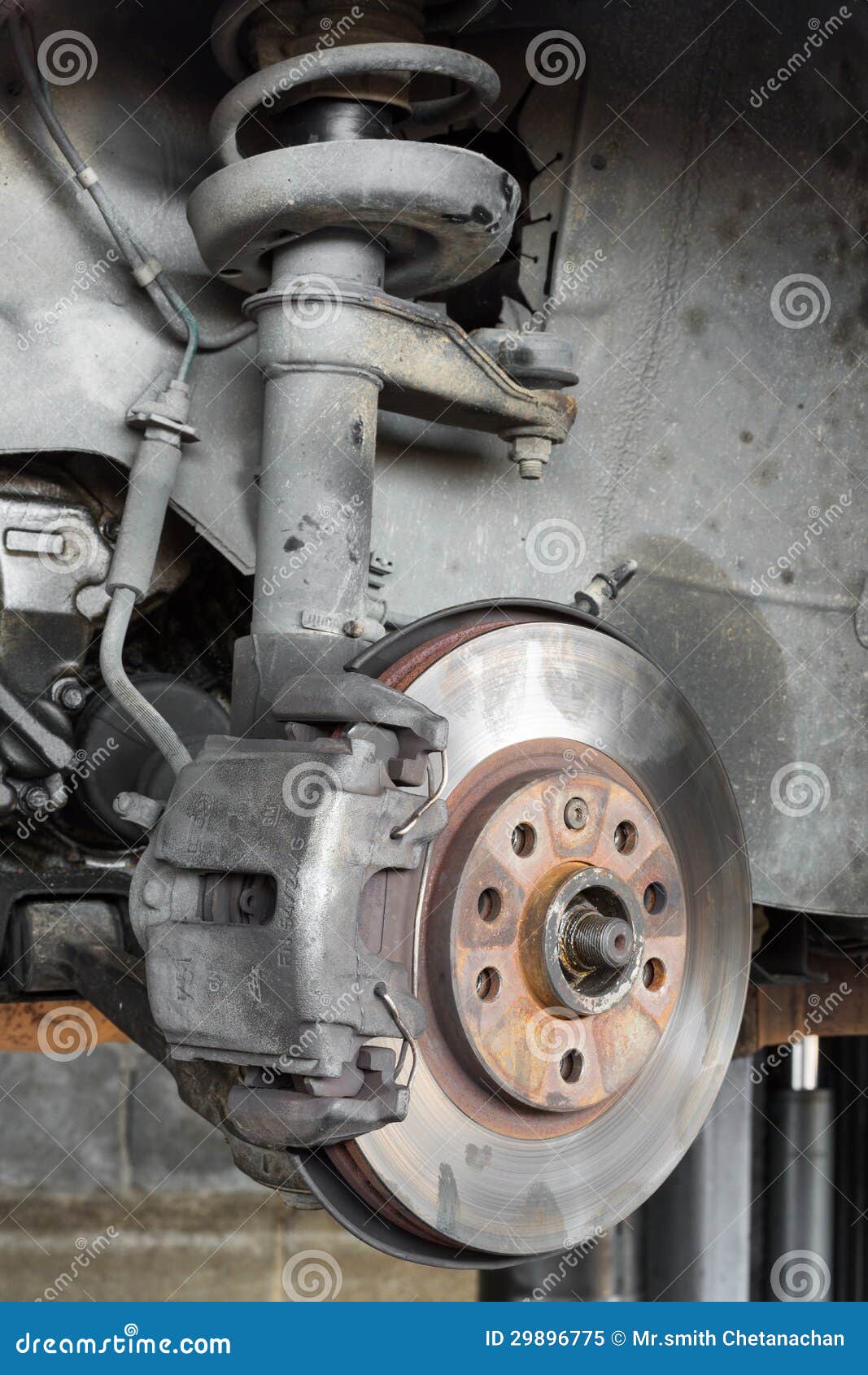 Car disc brake stock image. Image of mounted, detail 29896775