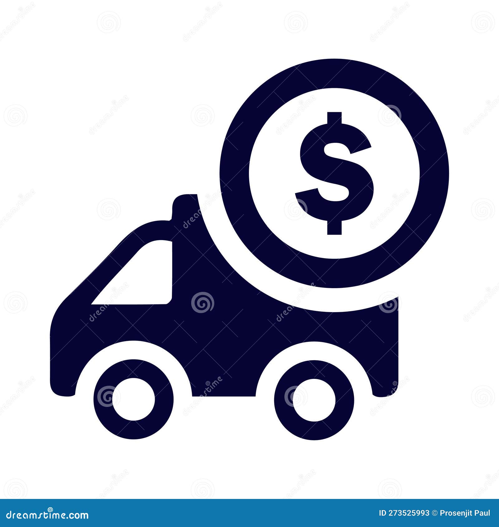 Car, Dollar, Money, Rent a Car Icon Stock Vector Illustration of