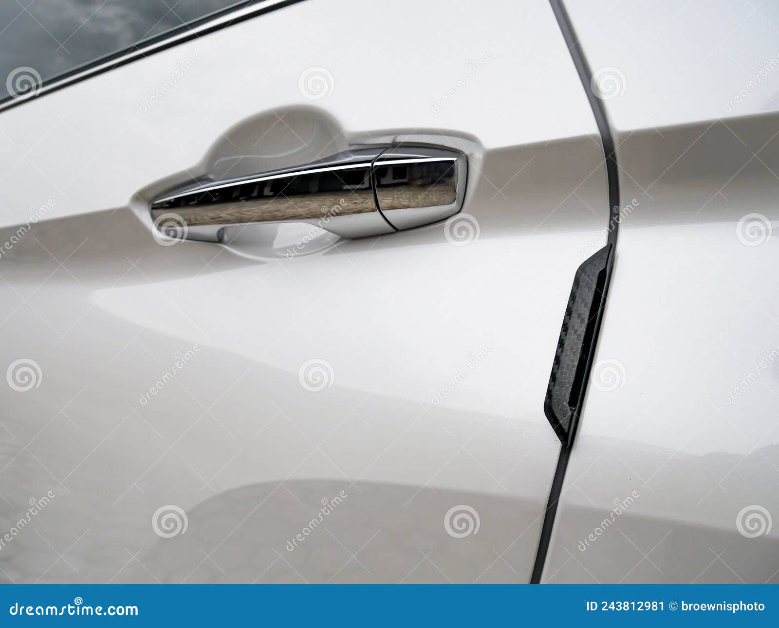 Car Door Edge Guard. To Protect Car Door Edge from Scratch Stock Image Image of lock