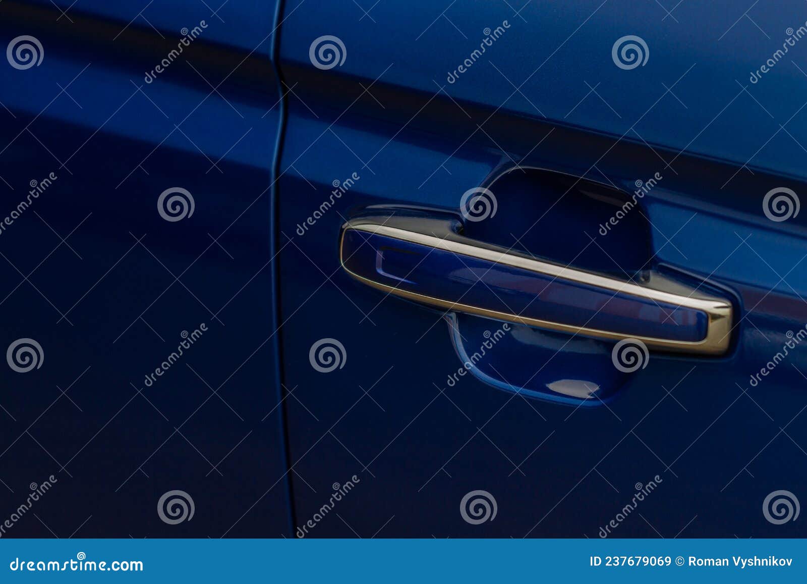 Car Door Handle. Keyless Entry Car Door Handle with Touch Sensor Stock Image Image of color