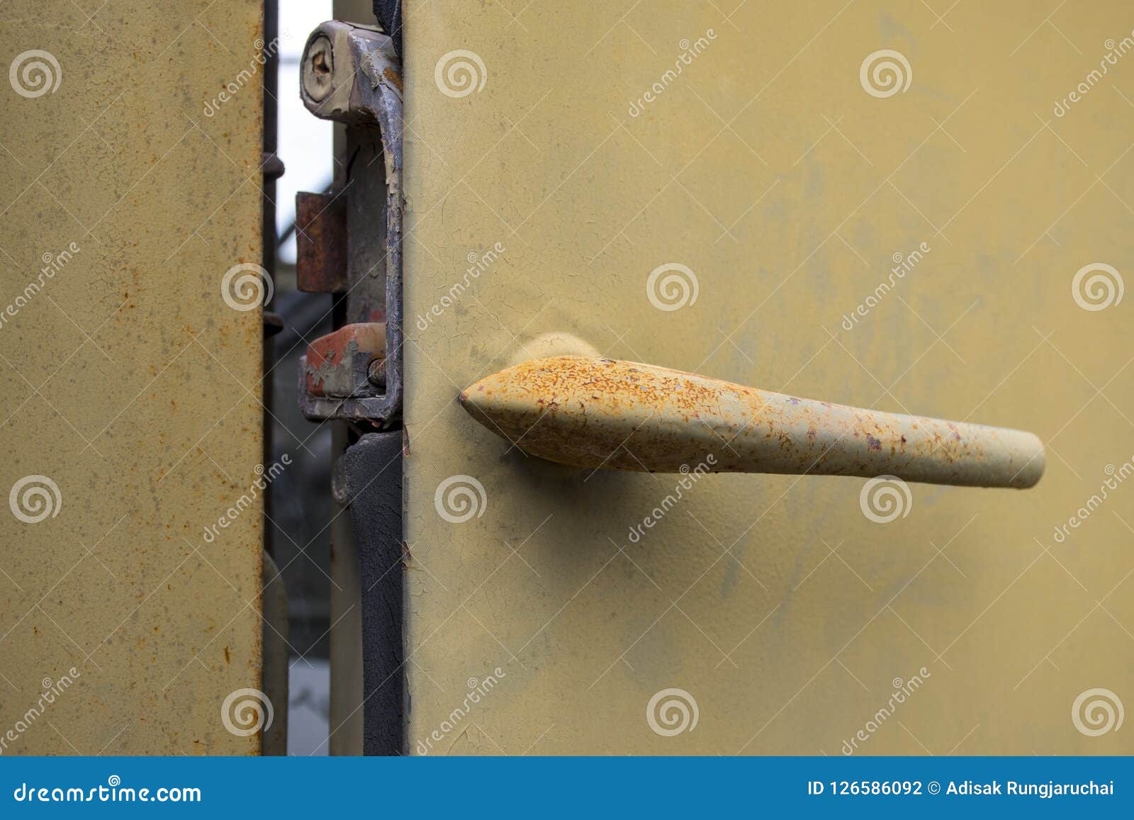 Car Door Handle with Rust Surface Stock Photo Image of antique, color