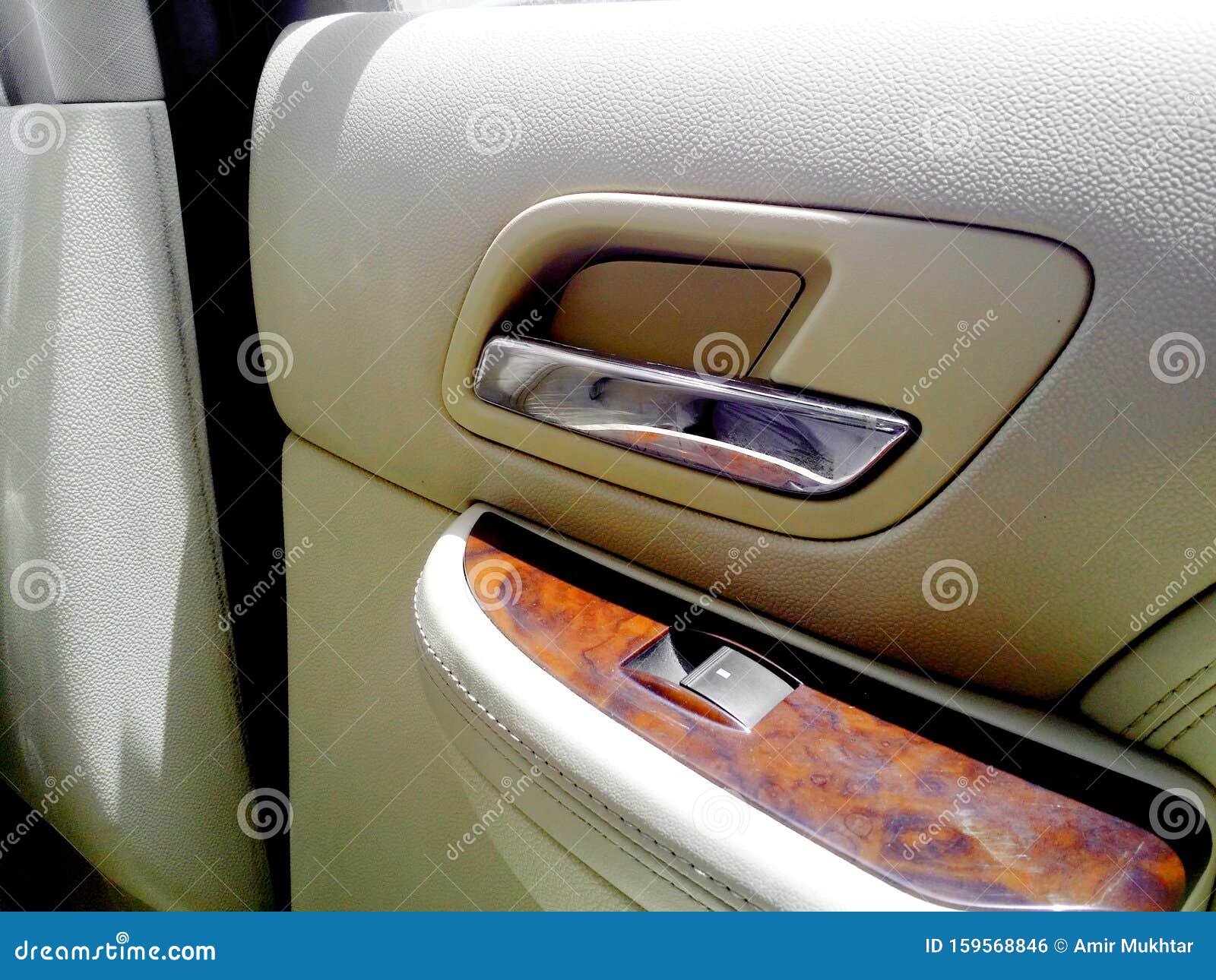Car Door Lock Lever and Window Operating Knob Stock Photo Image of horizontal, decorated