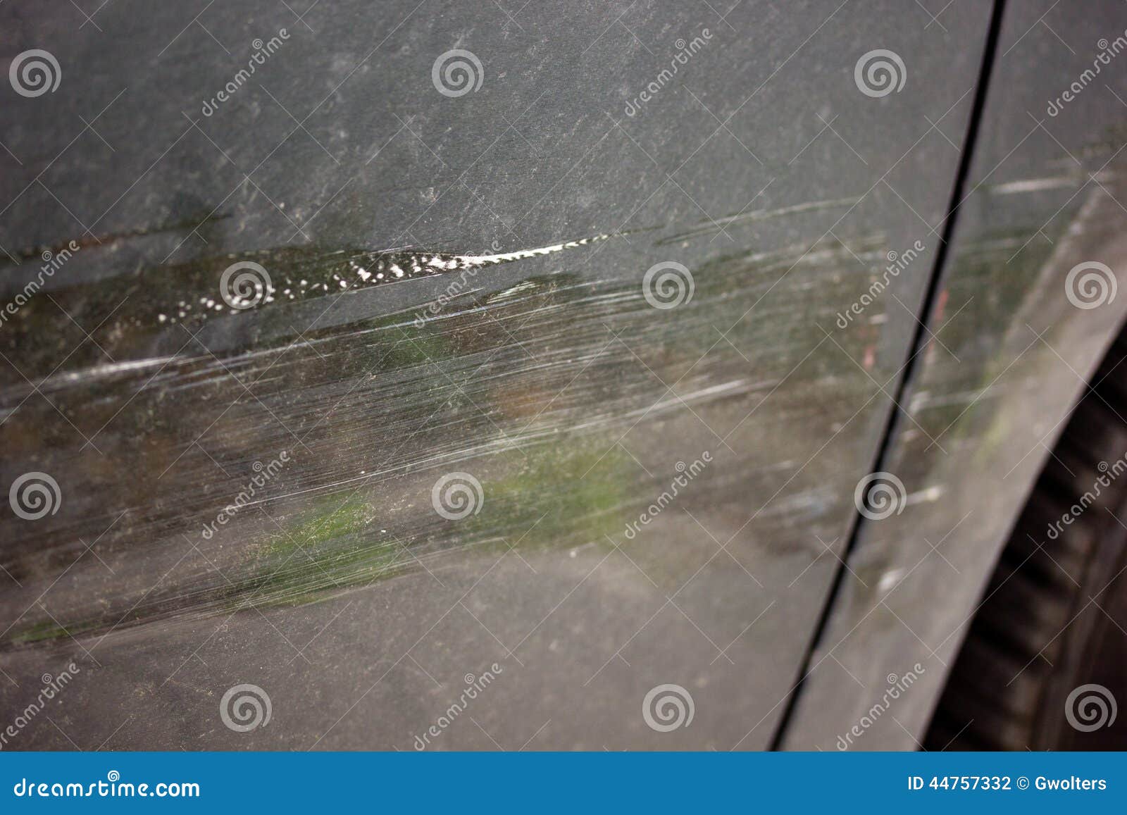 Car Door with Scratches after Accident Stock Photo Image of autobody