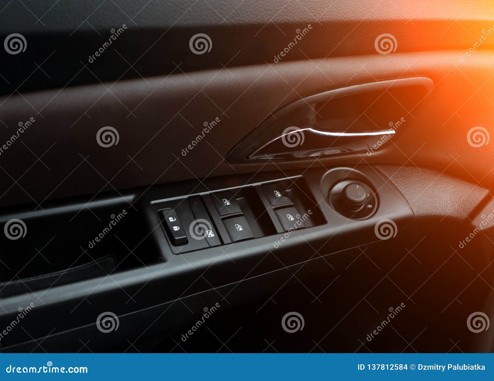 Car Doors. Car Interior Luxury Service Stock Photo Image of display