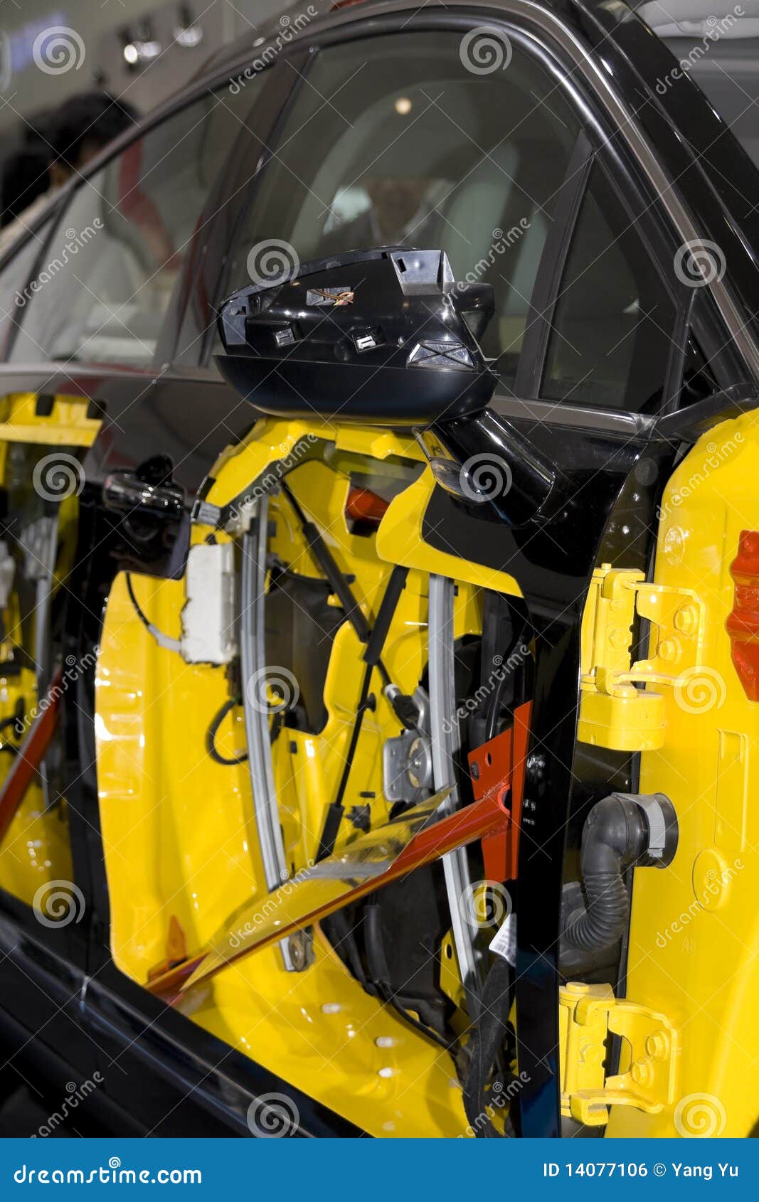 Car doors safety bumper stock photo. Image of dented 14077106