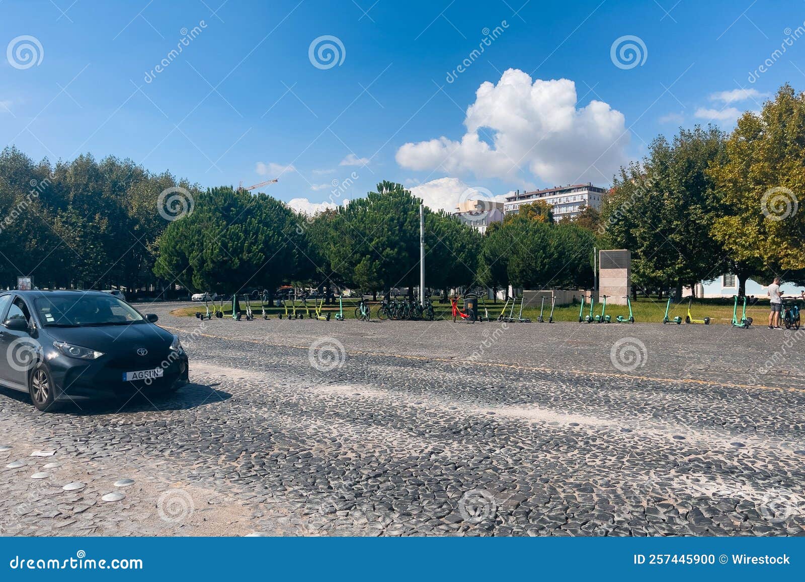 Car Driving on the Road in Lisbon Editorial Image Image of lisboa