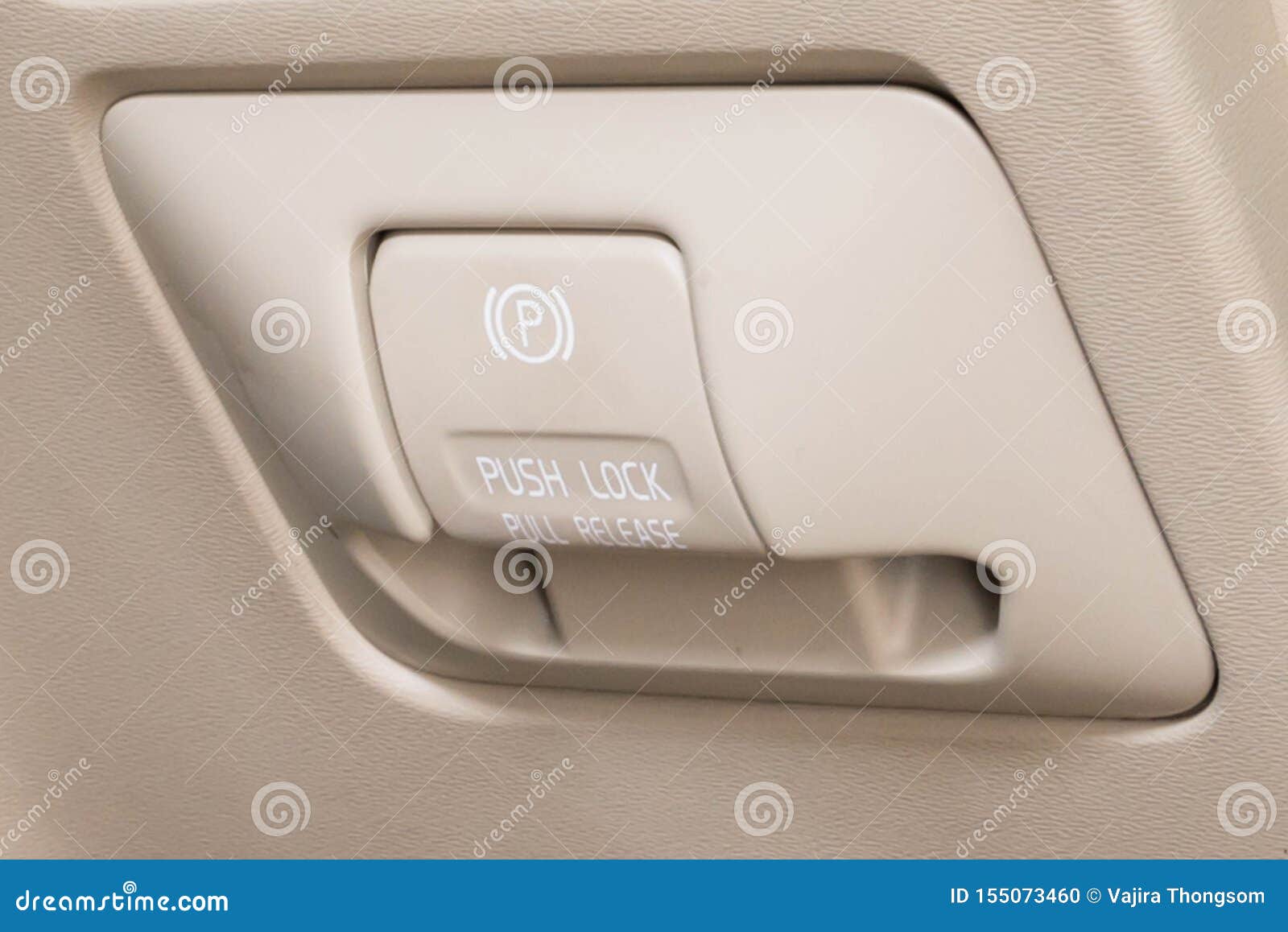 Car Electric Parking Brake Switch Stock Photo Image of driver, black