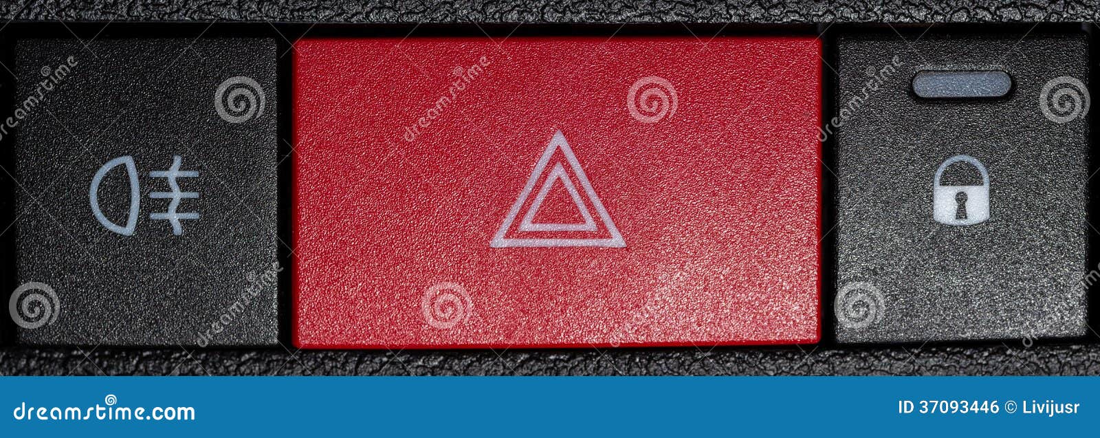 Car emergency buttons stock photo. Image of emergency 37093446