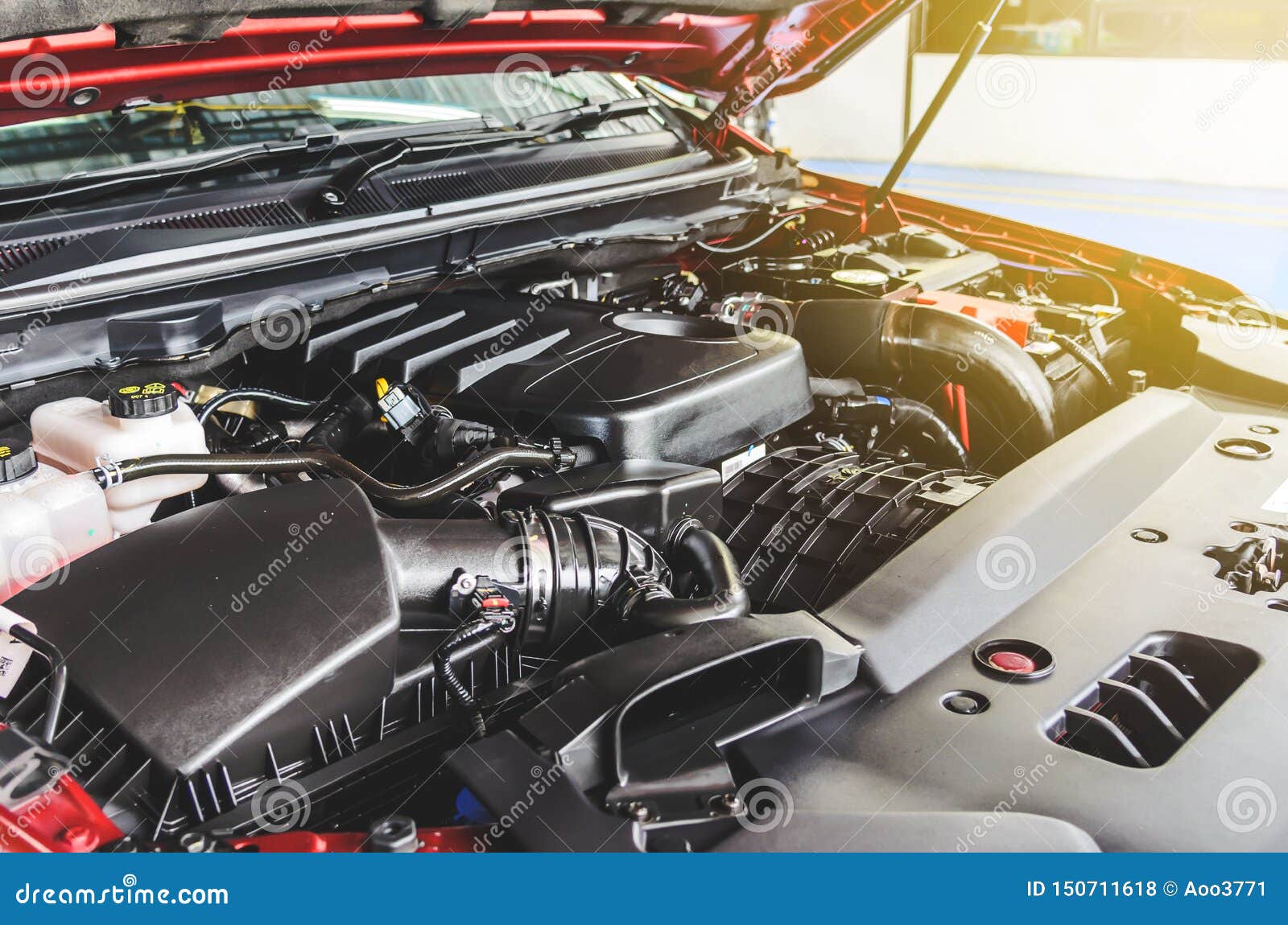 Car engine detail stock photo. Image of industry, industrial 150711618