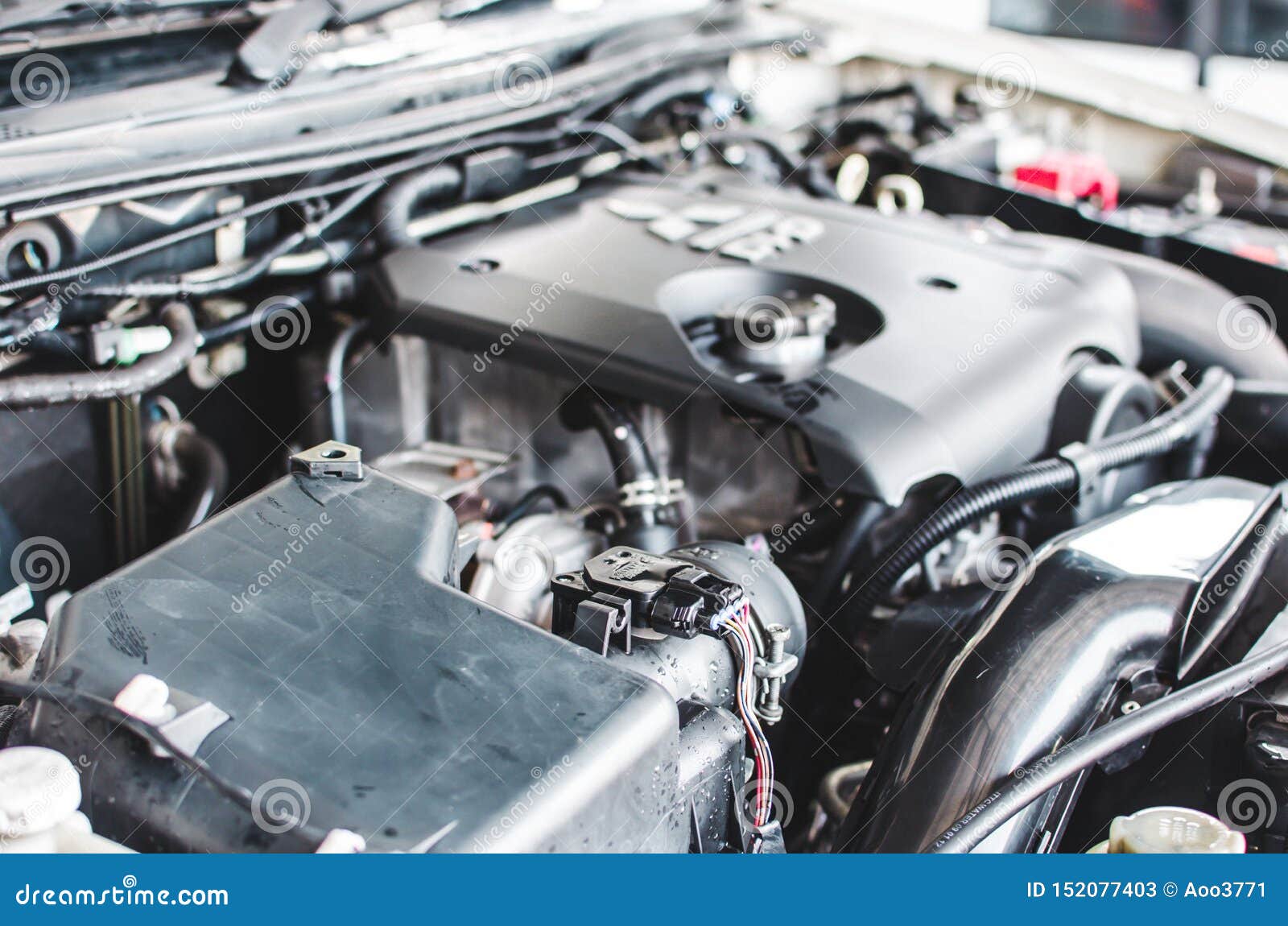 Car engine detail stock image. Image of industry, machine 152077403