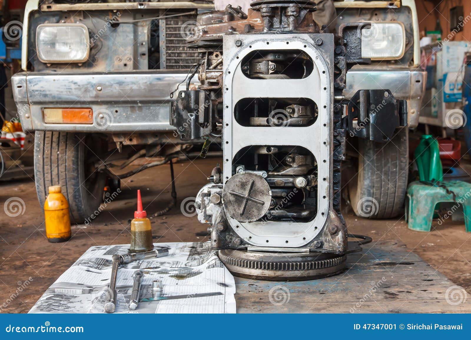 Car engine stock image. Image of plated, engine, gear 47347001