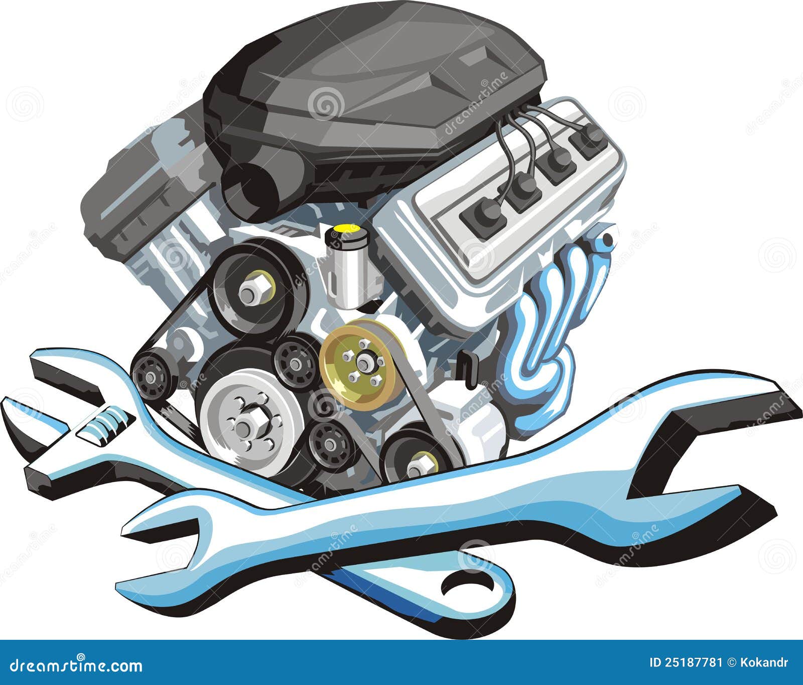 fixing cars clipart images