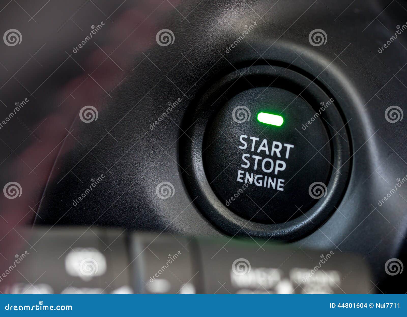Car engine start button 2 stock photo. Image of power 44801604