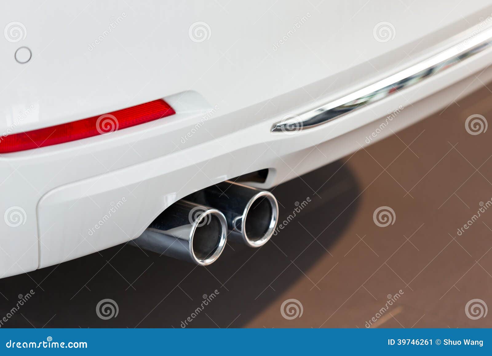 Car exhaust pipe stock image. Image of road, damage, automobile 39746261