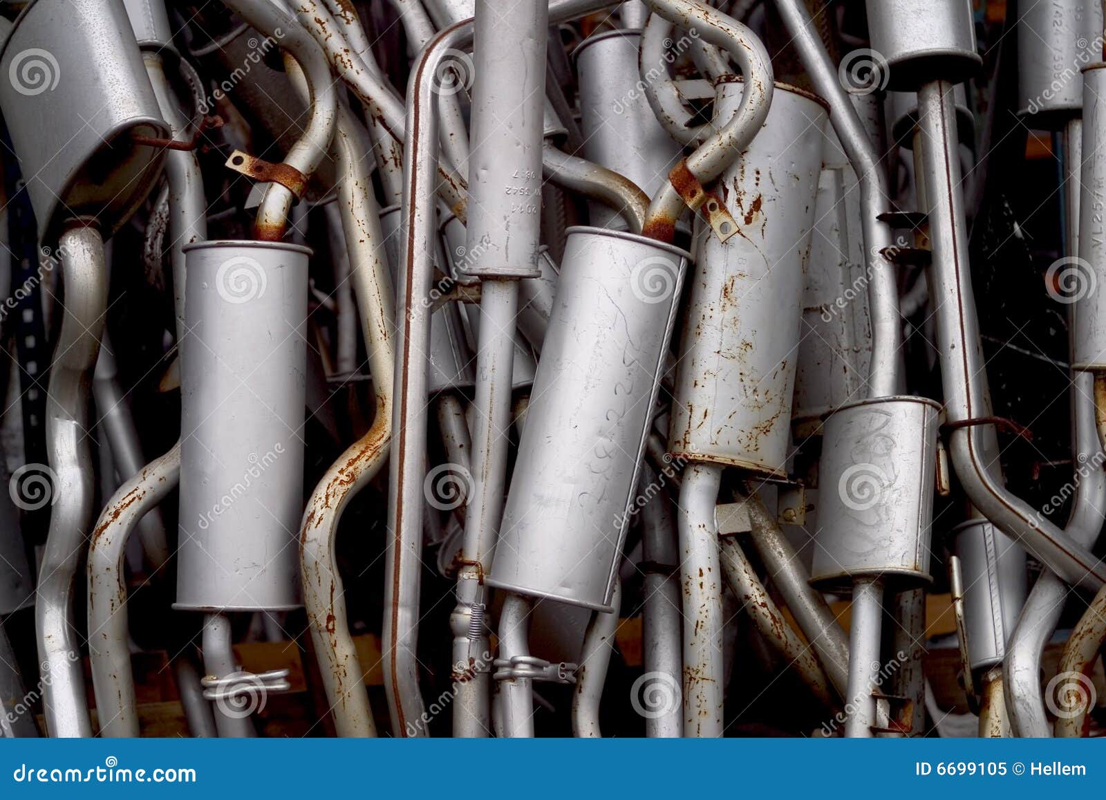 Car Exhaust Pipes stock image. Image of transport, pipe 6699105