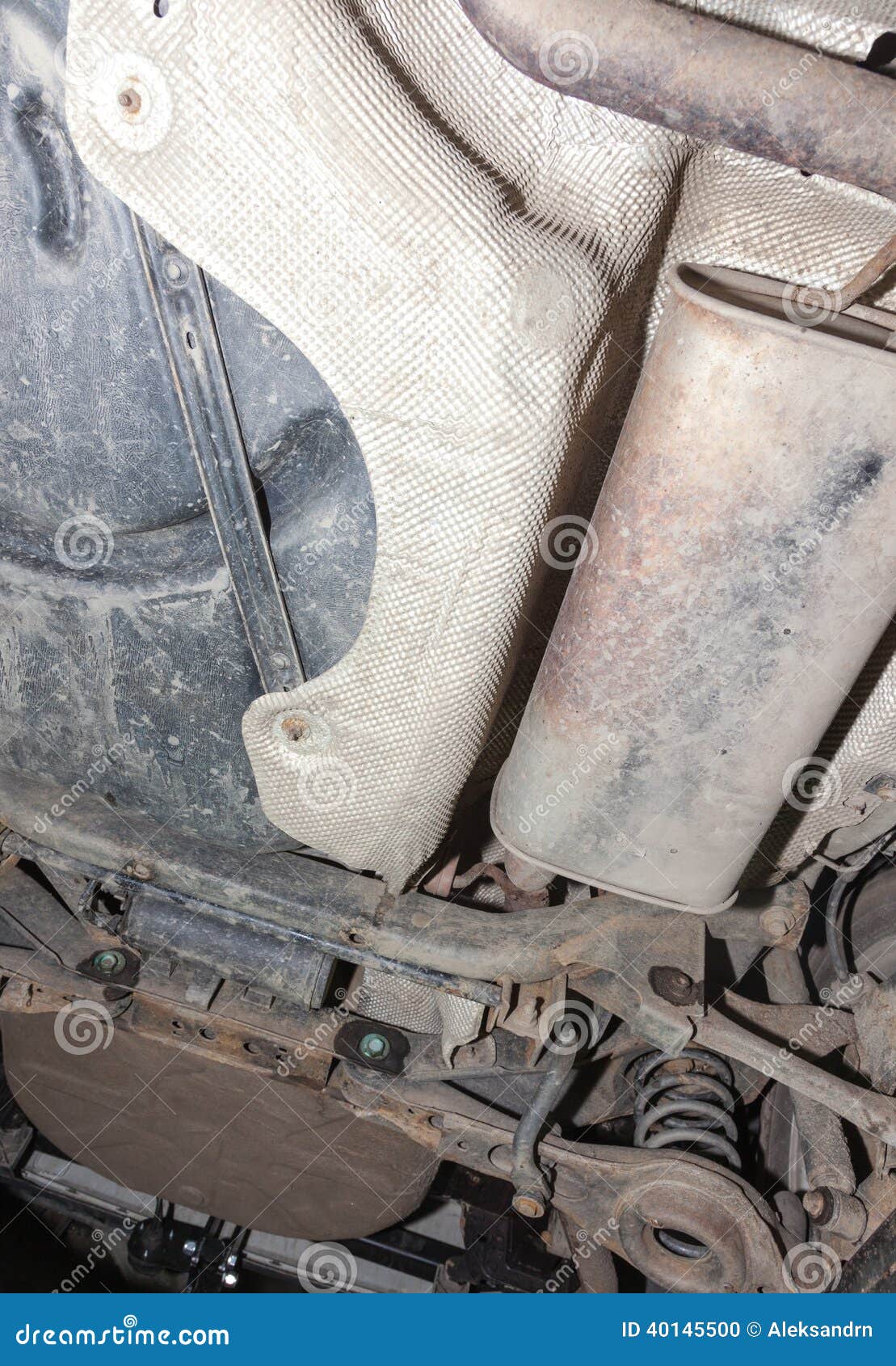 Car exhaust system. stock photo. Image of metal, domestic 40145500