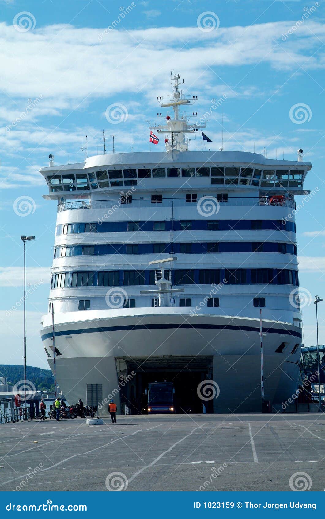 Carferry in Norway stock image. Image of ferry, line 1023159