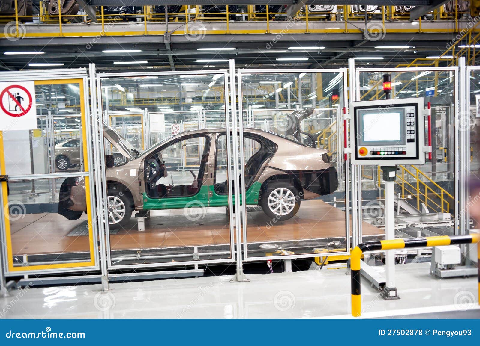 Car Final Assembly Assembly Line Stock Photo Image of