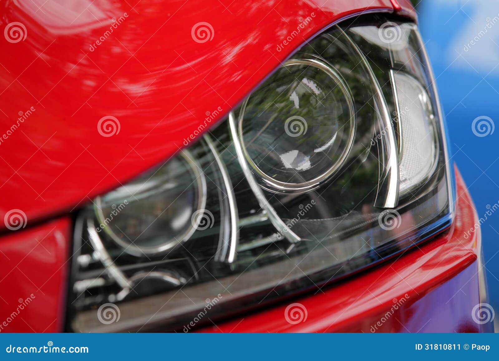 Car front light stock image. Image of diesel, glass, beacon 31810811