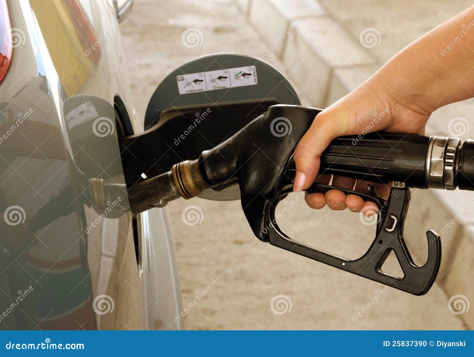 Car Fueling at the Gas Station Stock Photo Image of environment, octane 25837390