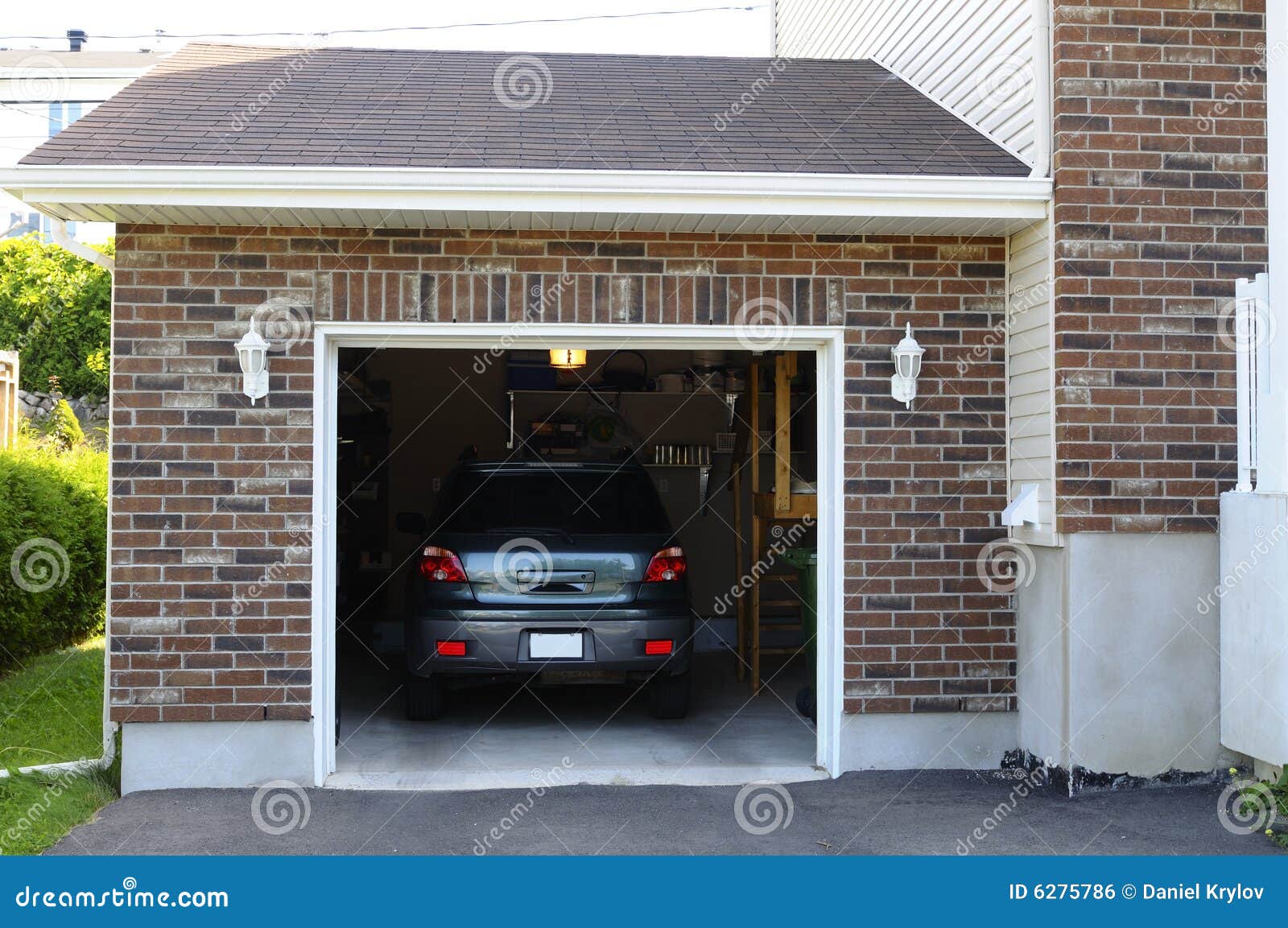 Car In The Garage Stock Photo Image Of Town Neighbourhood Car In The Garage Stock Photo Image Of Town Neighbourhood