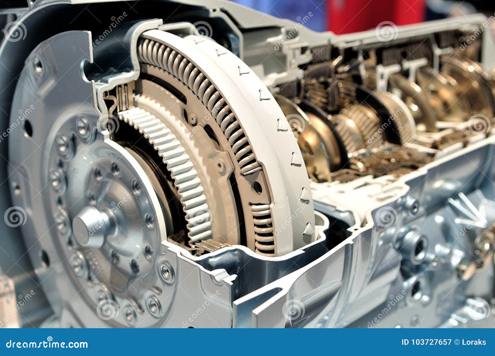 Car Gear Box with Automatic Transmission. Stock Image - Image of