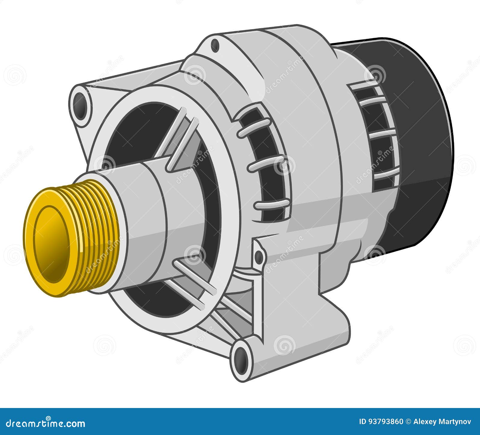 Car generator stock vector. of automobile - 93793860