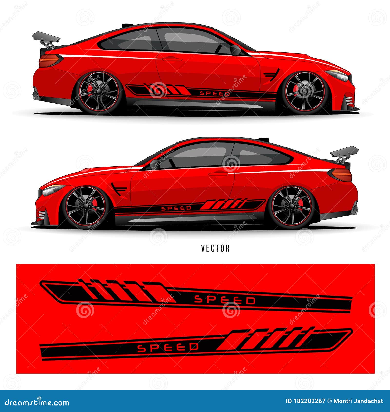 Car Graphic Vector. Abstract Lines with Gray Background Design for