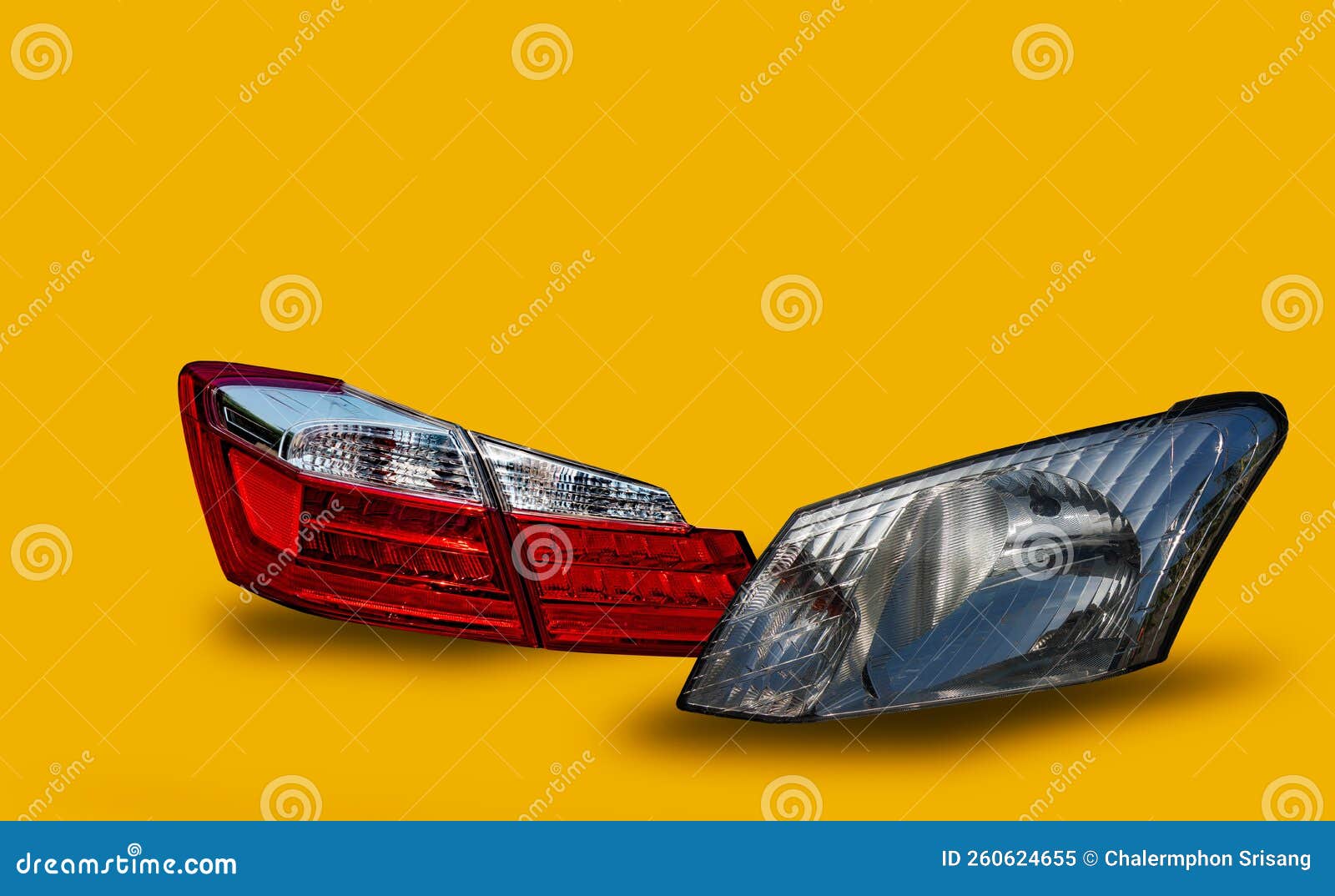Car Headlight Red Tail Light, Led Technology that is Separated from the