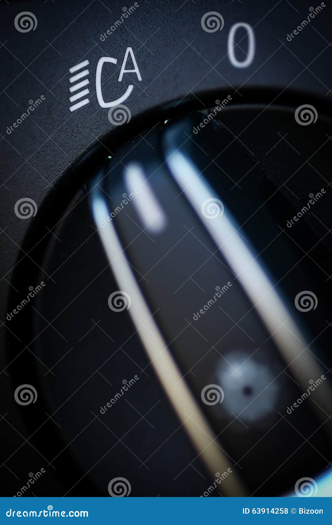 Car headlight switch stock photo. Image of inside, technology 63914258