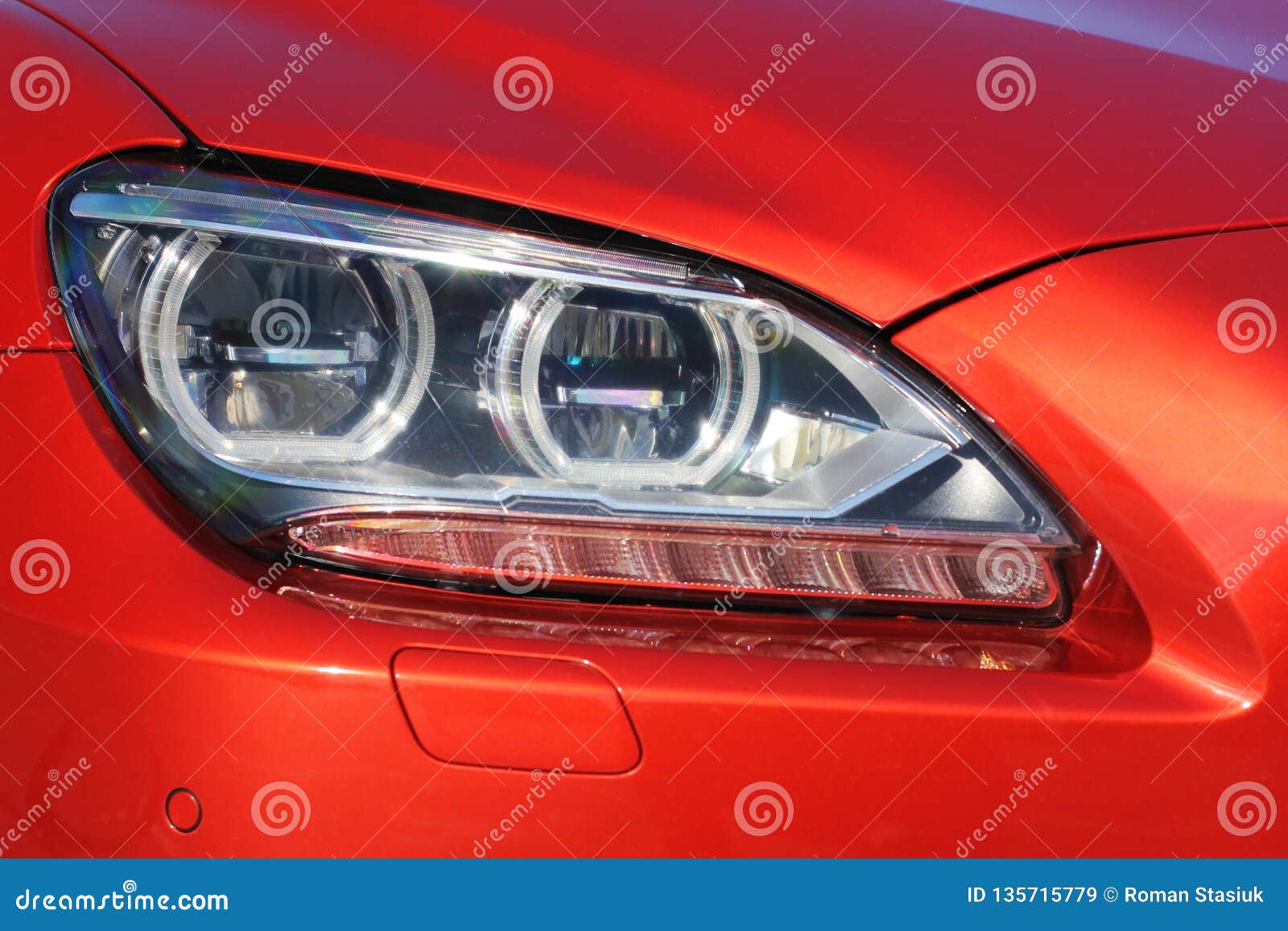 Car Headlights. Luxury Headlights Stock Image Image of concept, drive
