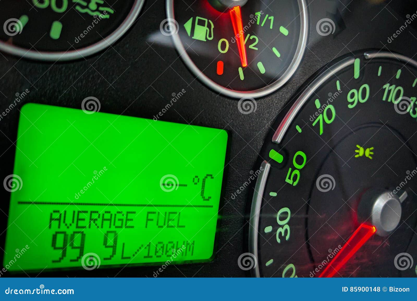 Car high fuel consumption stock photo. Image of level 85900148