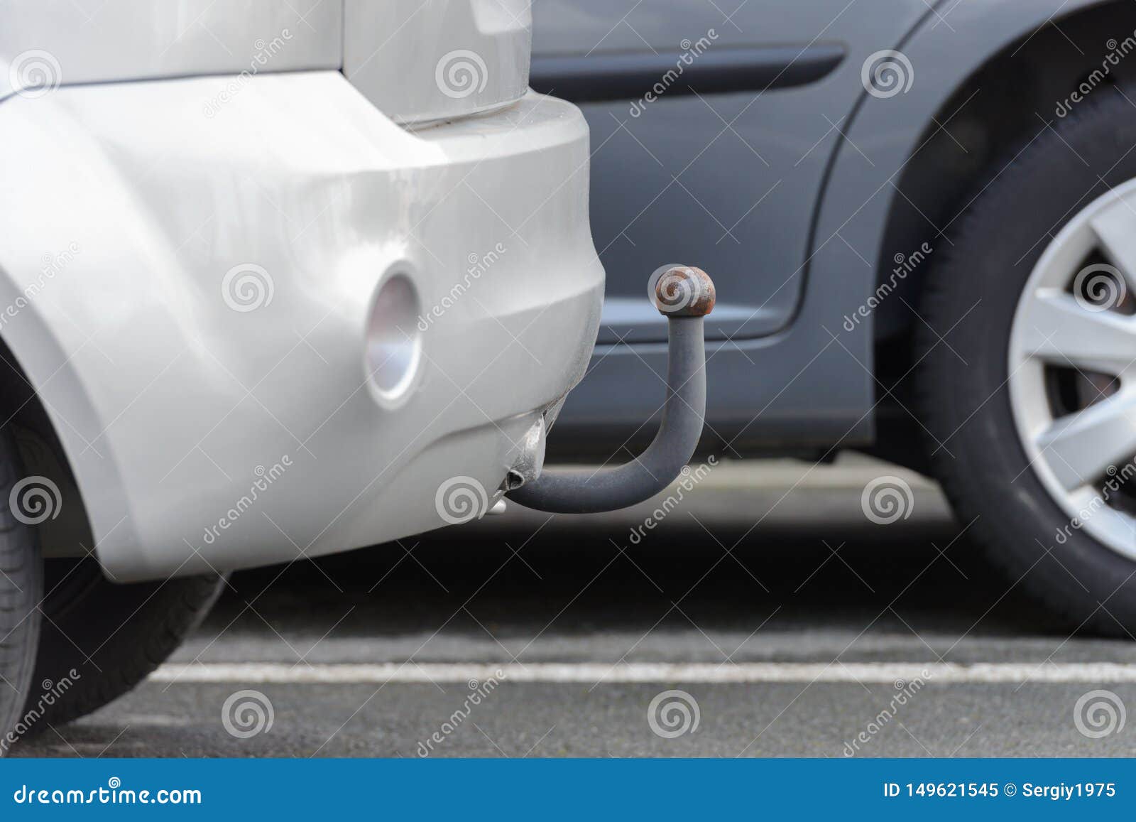 Car hitch closeup stock image. Image of pull, connection 149621545
