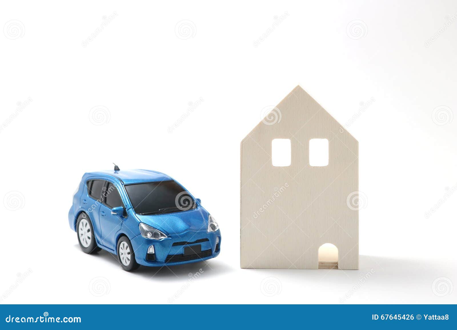 Car and house stock photo. Image of isolated, architecture 67645426