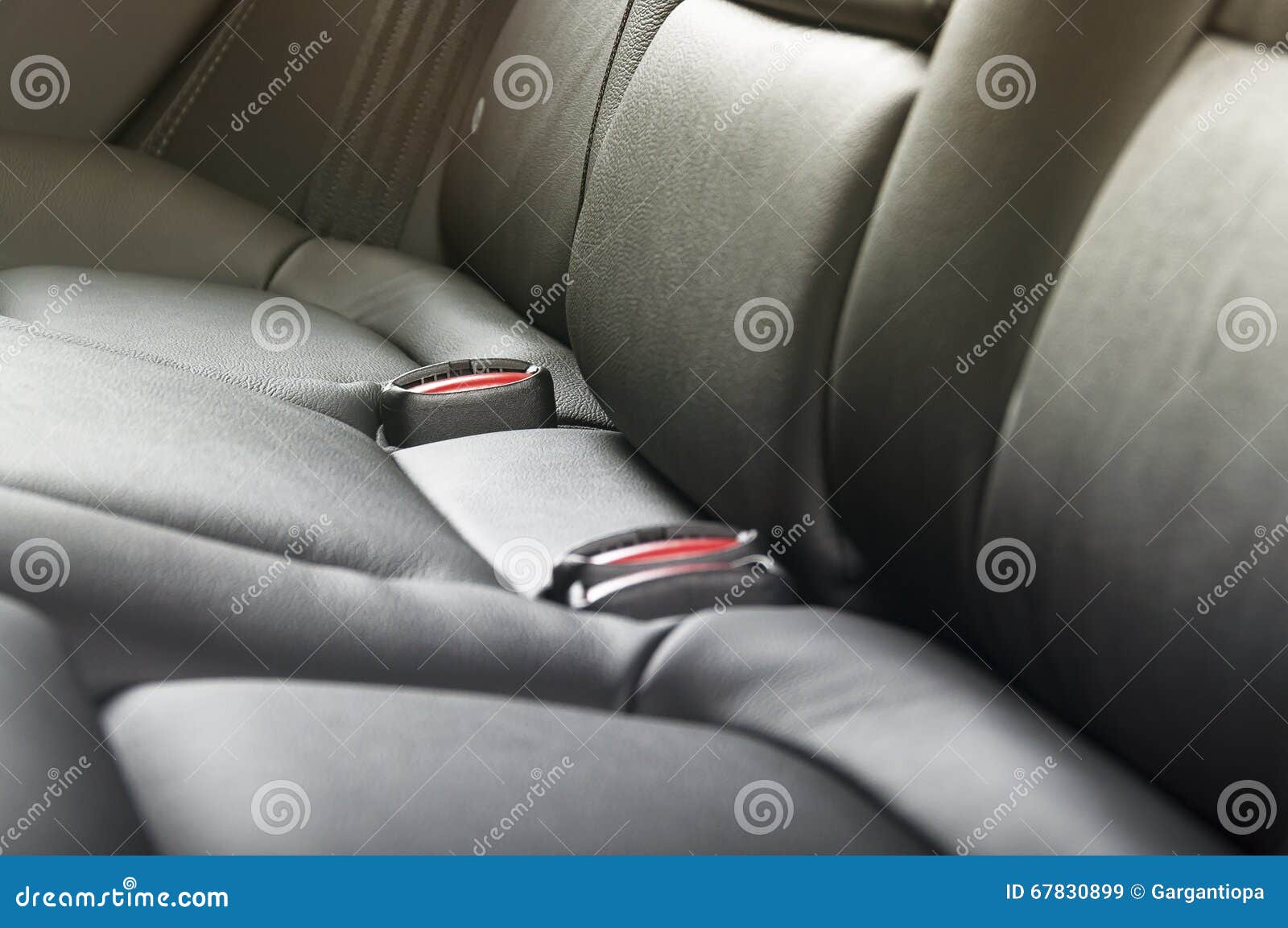 Car interior black leather stock image. Image of cabin 67830899
