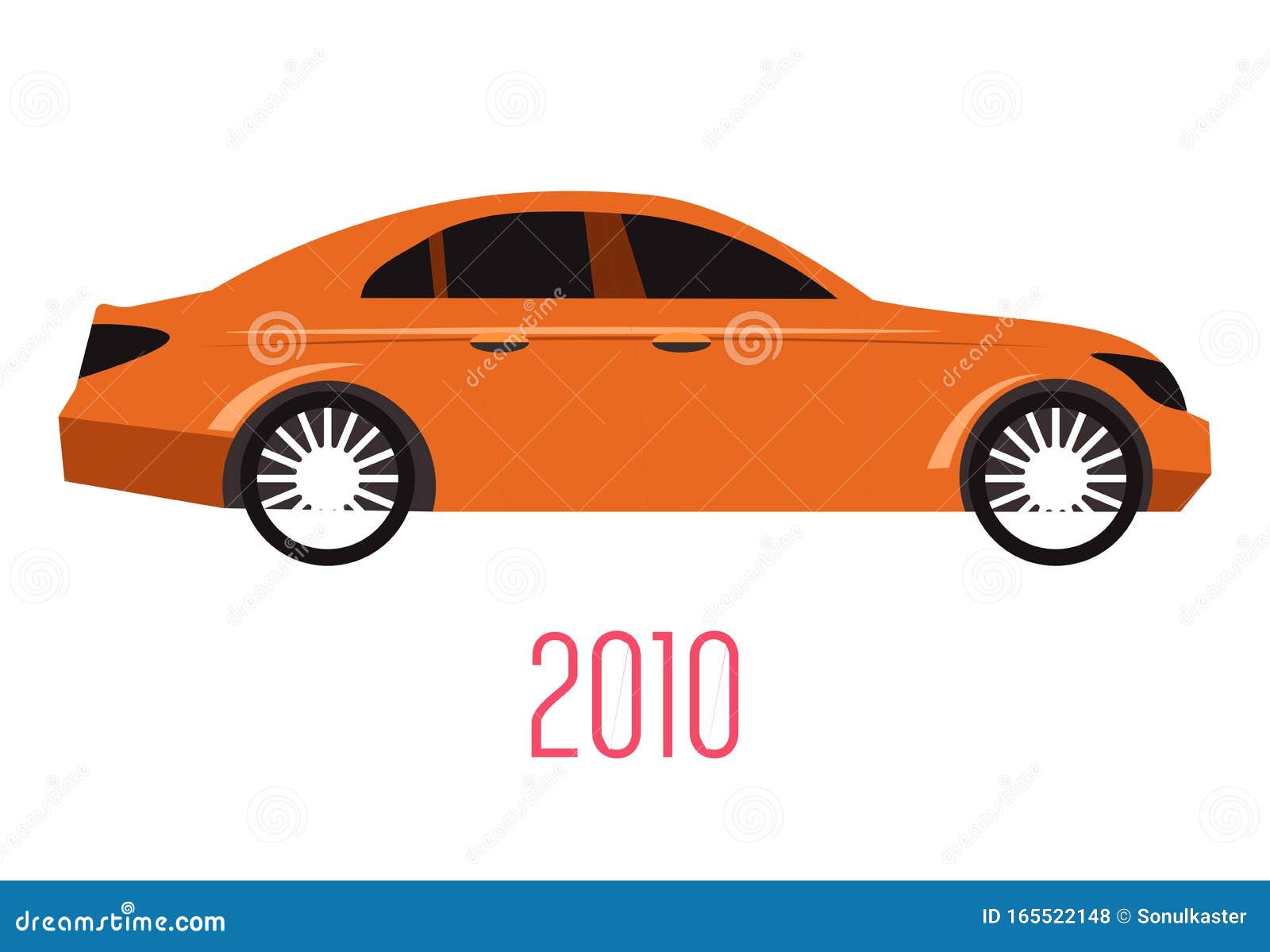2010 Car Isolated Sedan Model Icon, Transport Evolution Stock Vector -  Illustration of charge, design: 165522148