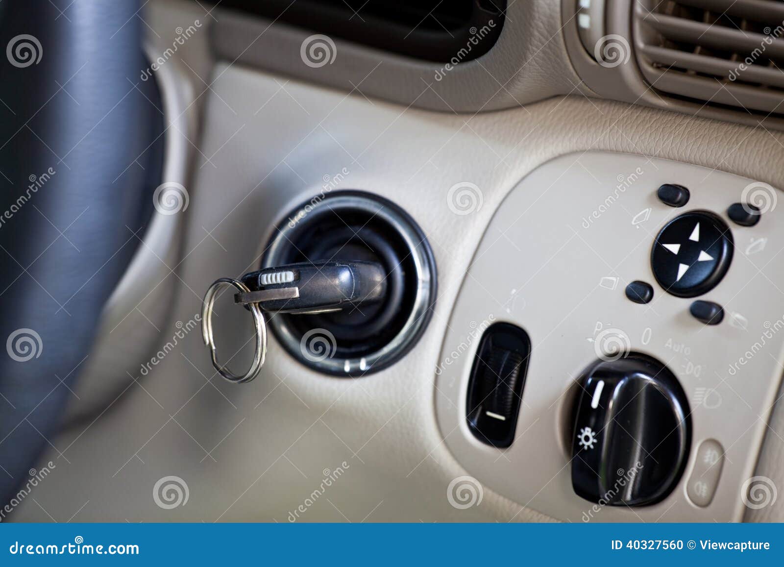Car Key in Ignition Lock Cylinder Stock Photo Image of auto, cylinder