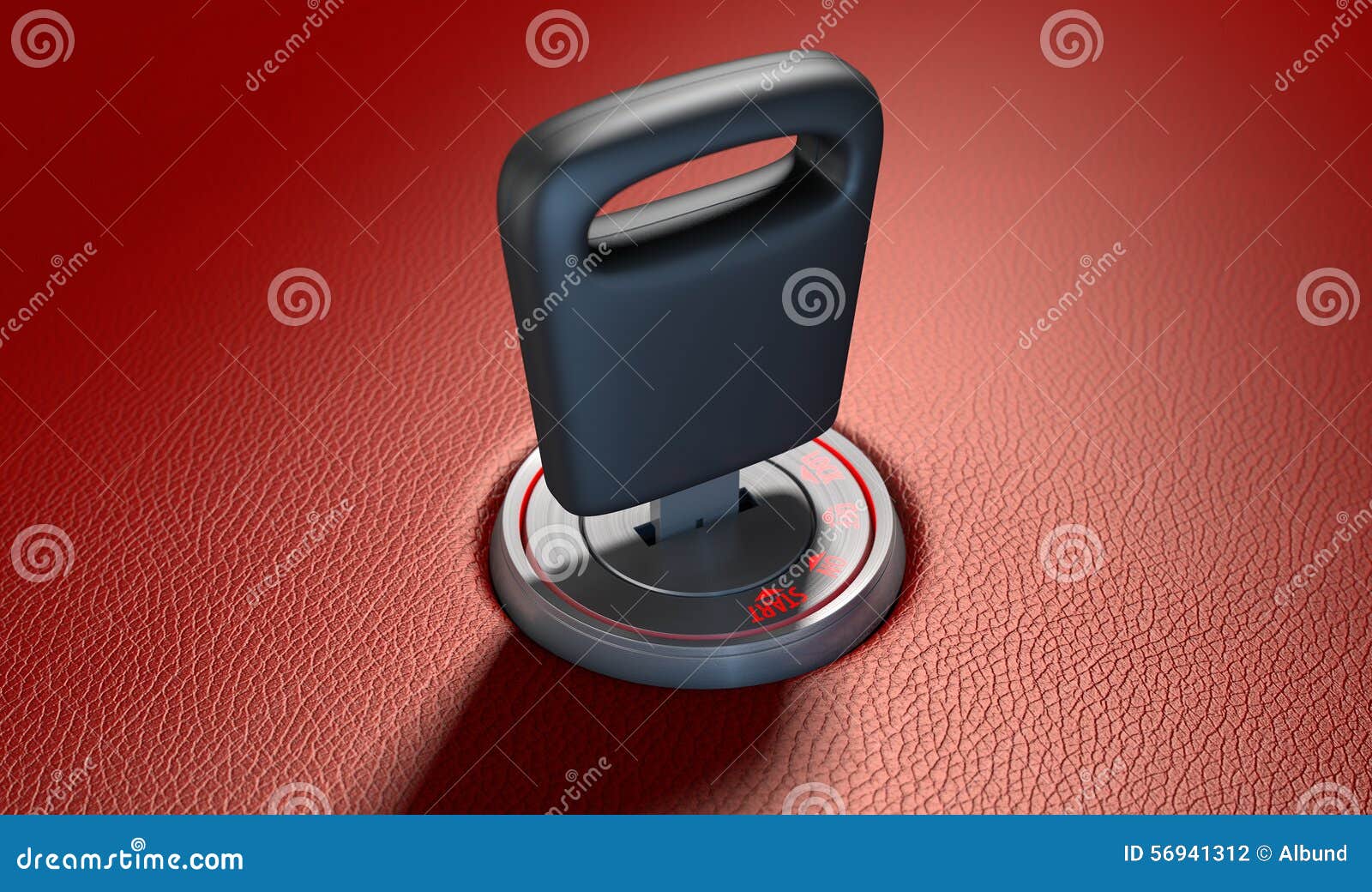 Car Key in Ignition stock illustration. Illustration of start 56941312