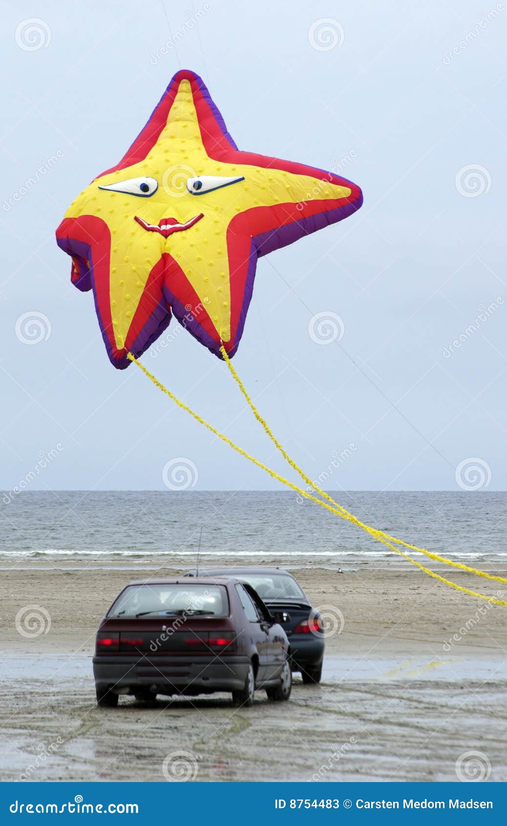 Car and kite stock image. Image of exercise, entertainment 8754483