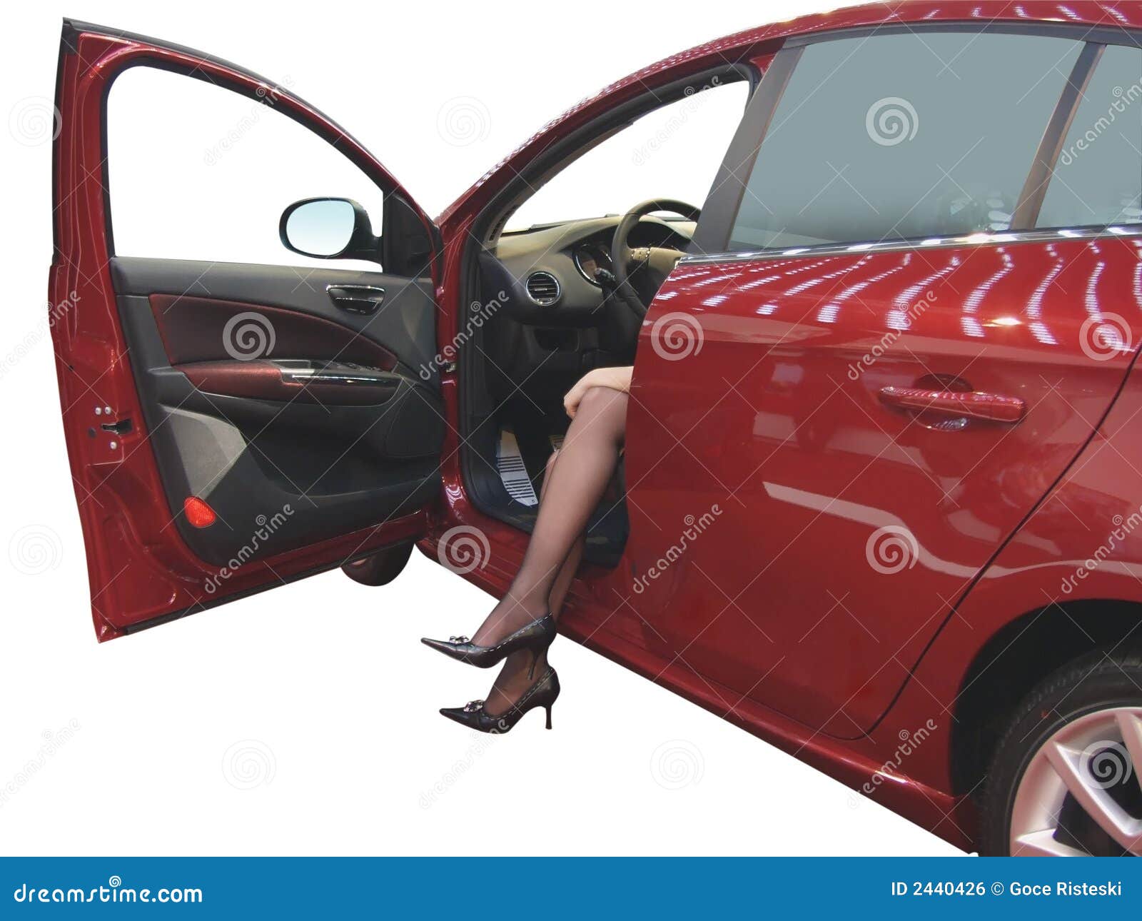 Car and legs stock photo. Image of part, woman, shoe, driver - 2440426