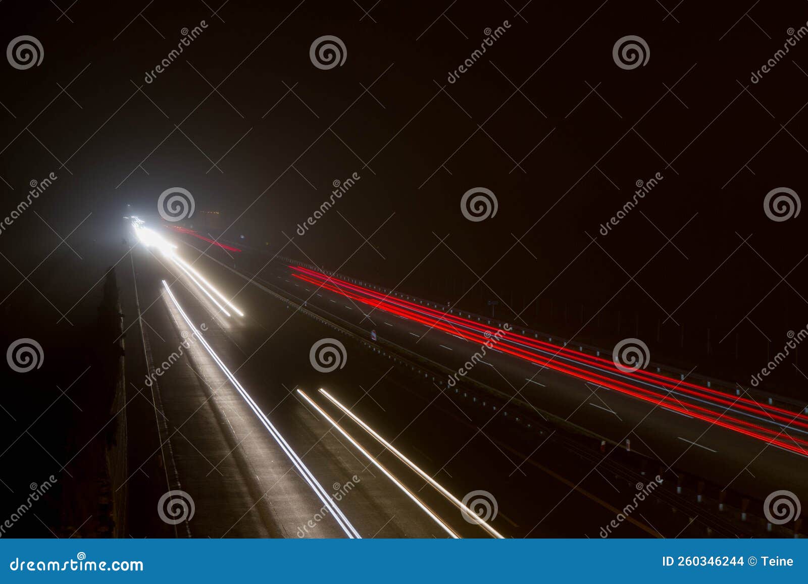 Car light trails at night stock photo. Image of travel 260346244