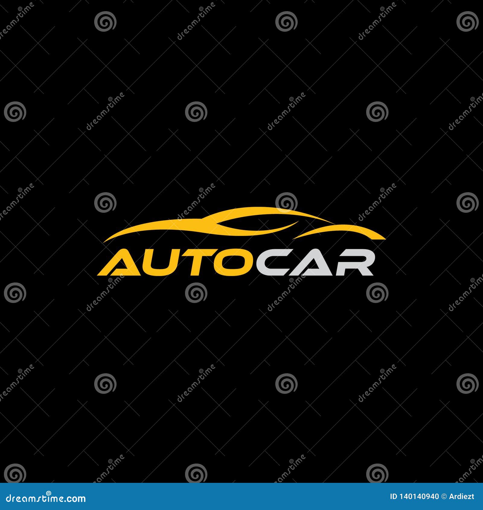 Car Logo, Abstract Car Design Concept, Automotive Car Logo Design
