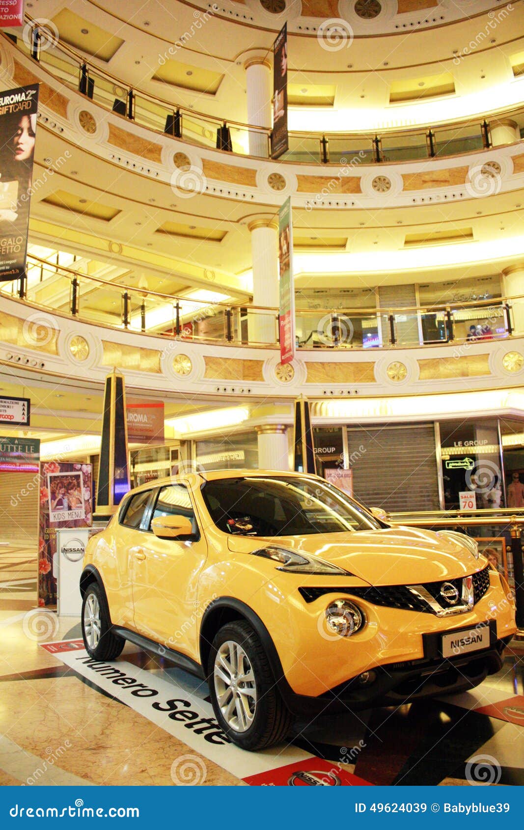 Car In The Mall Editorial Stock Image. Image Of Smoking - 49624039