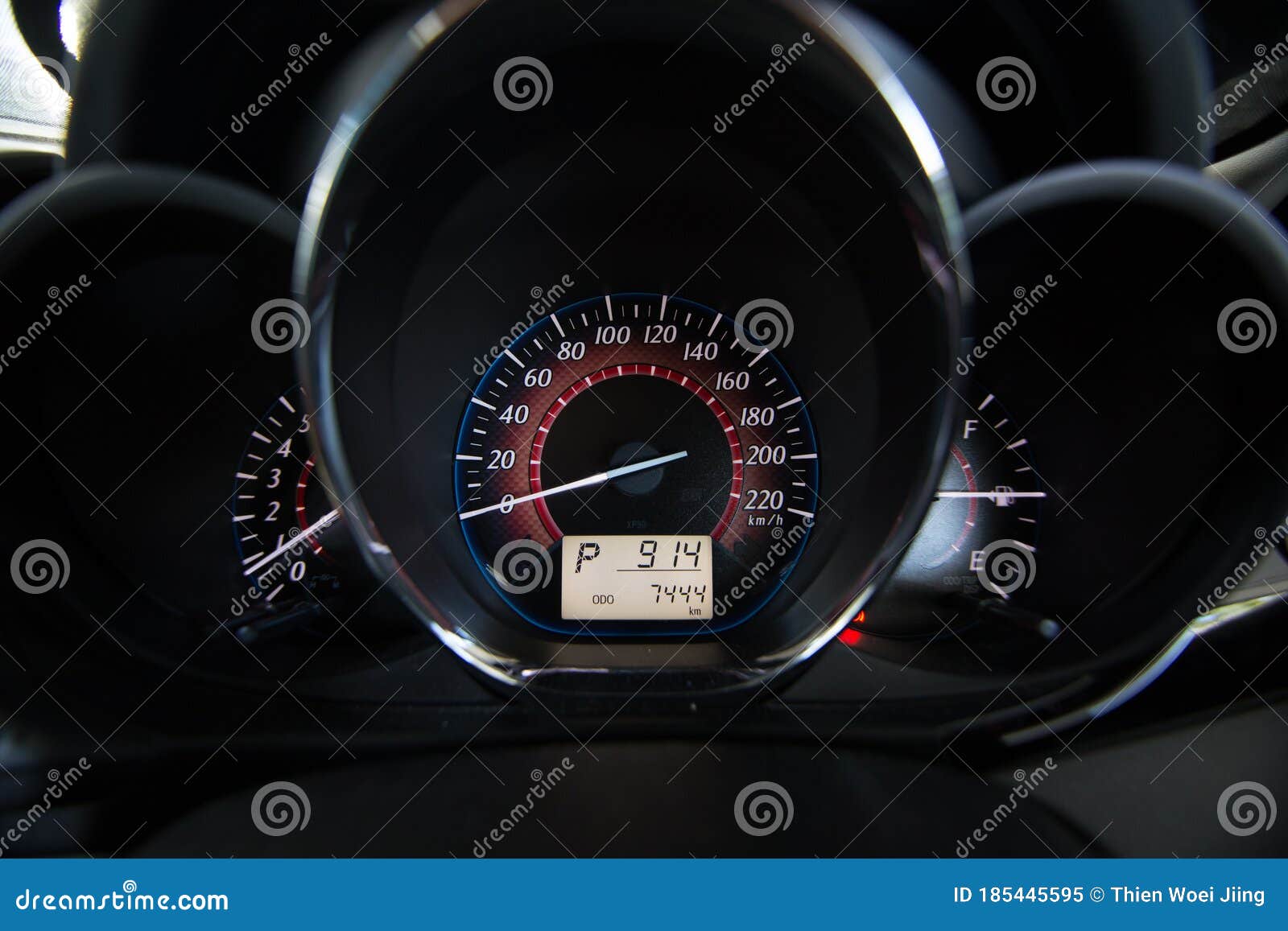 Car Meter, Speedometer in Car, Fuel, Information Meter Stock