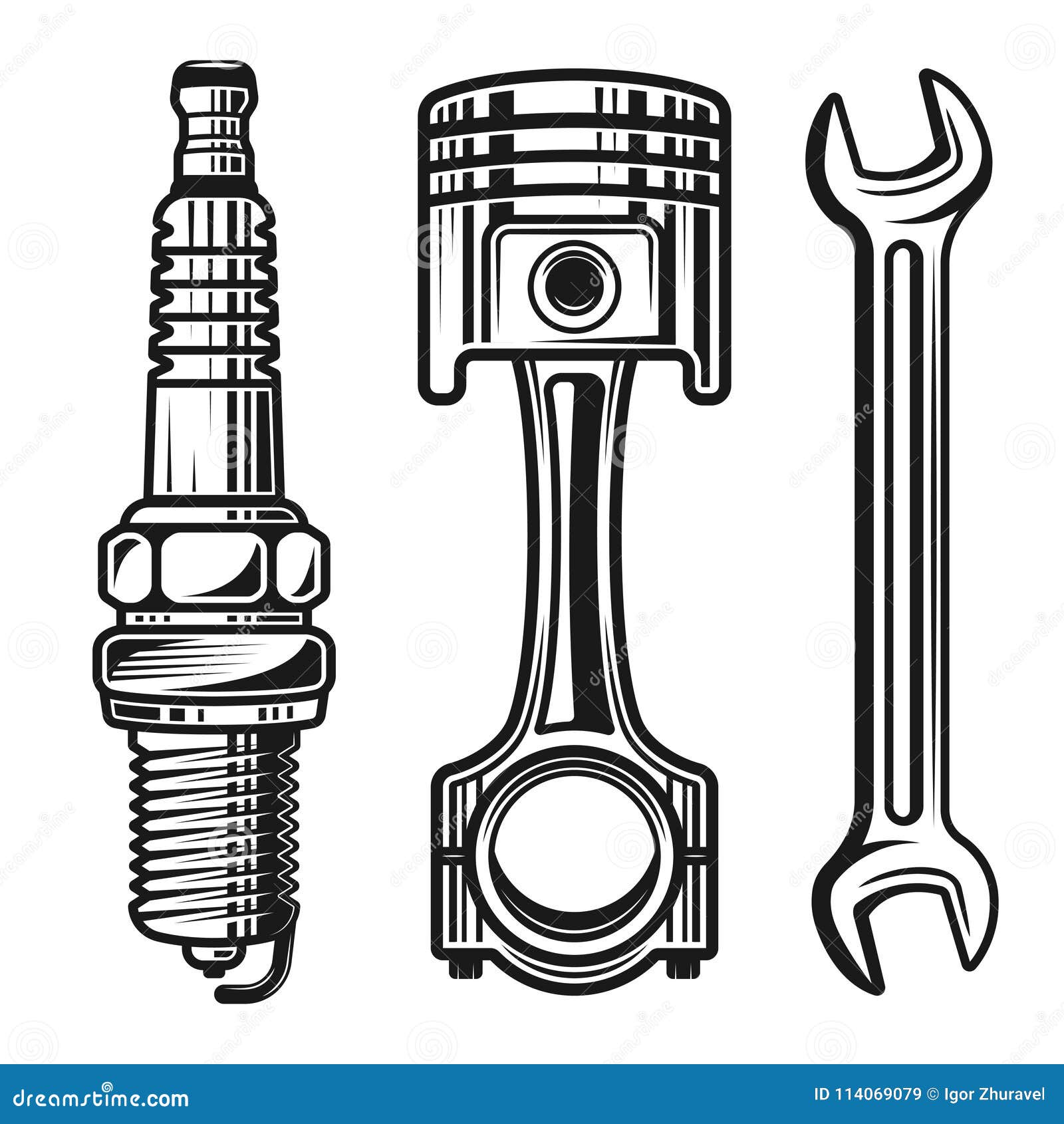 drawings of motorcycle parts