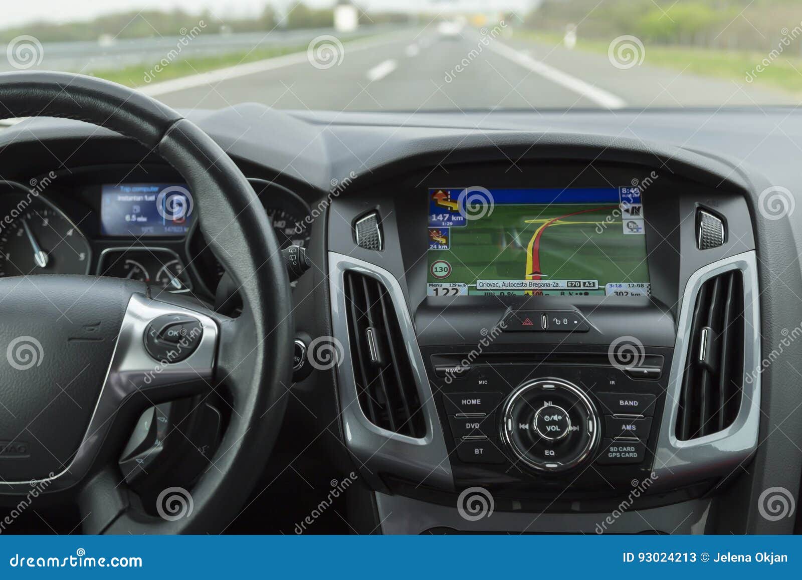 Shoot of the Car navigation system